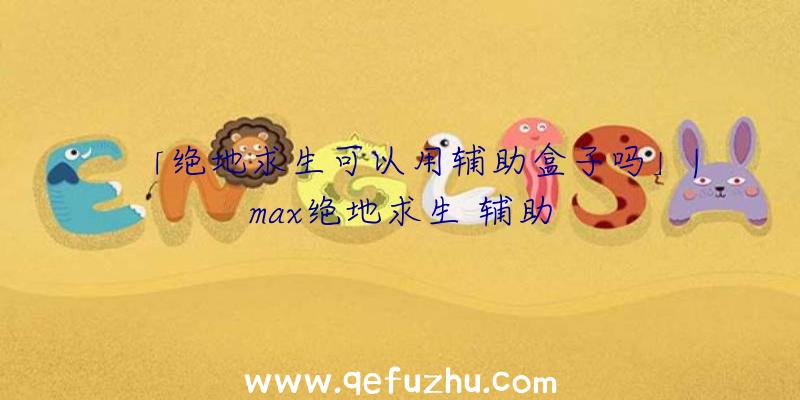 「绝地求生可以用辅助盒子吗」|max绝地求生